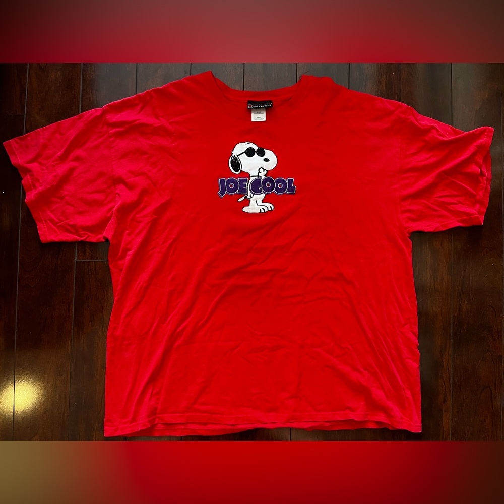 Peanuts Collection Snoopy Red Tee XXXXL
